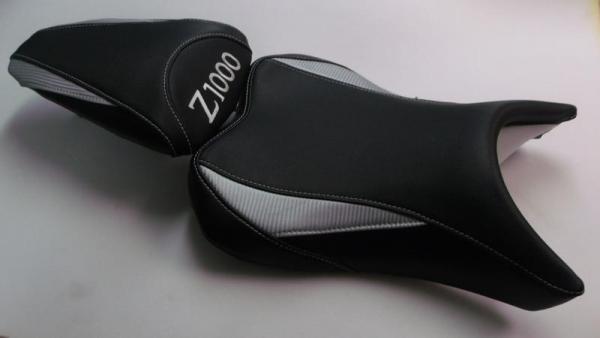 Kawasaki Z 1000 2010-12 Neuer Bezug Sitzbezug Sitzbankbezug mit Stickerei