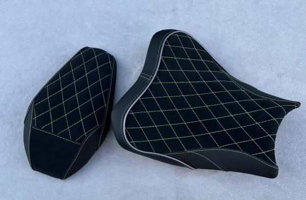 Sitzbezug für KAWASAKI Z 900 2017-19 Farben wählbar Sitzbankbezug zum Aufziehen