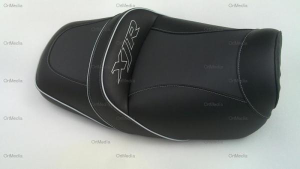 Sitzbank neu beziehen für Yamaha XJR 1200 1300 Polstern Komfortsitzbank Logo
